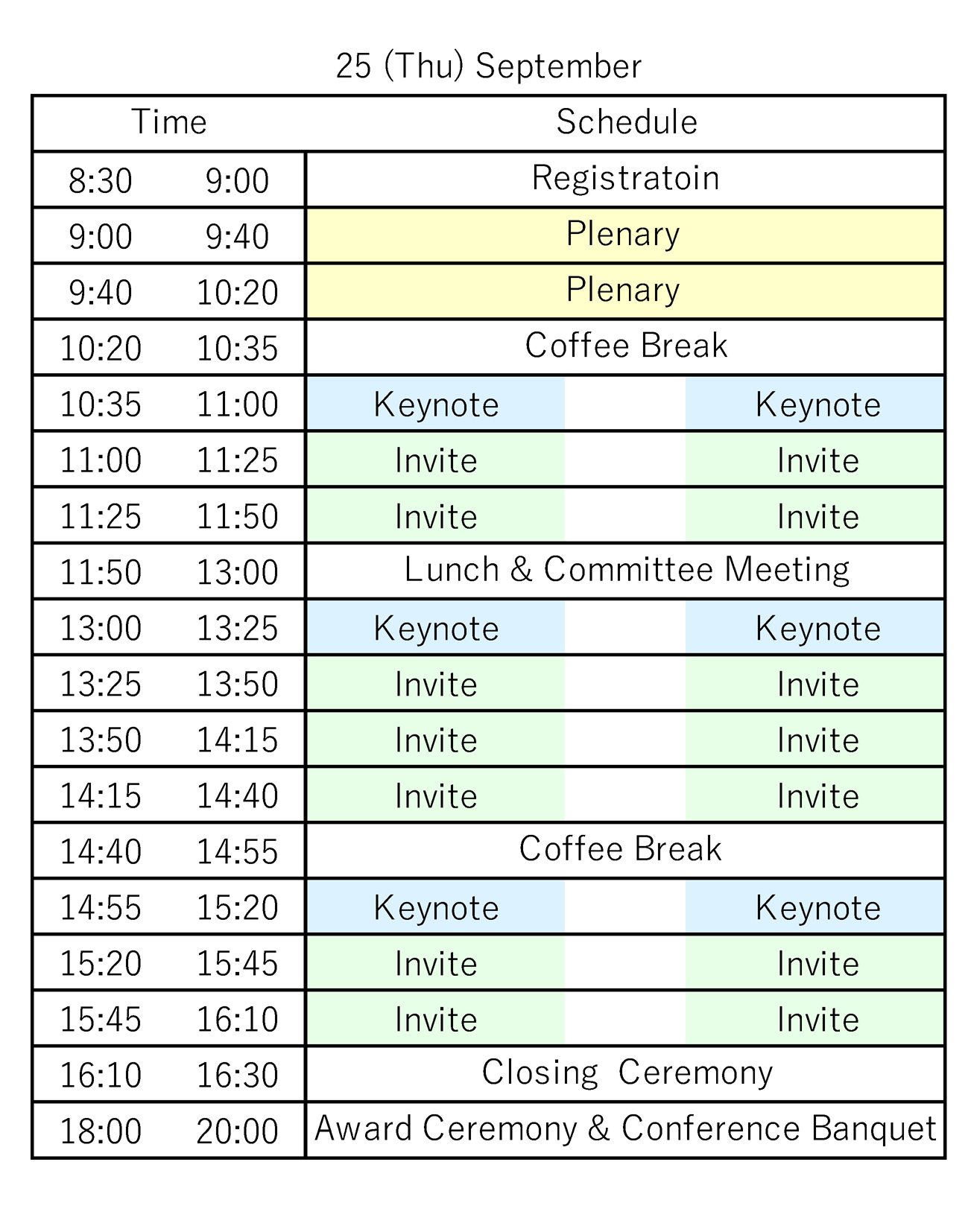 Registration Information